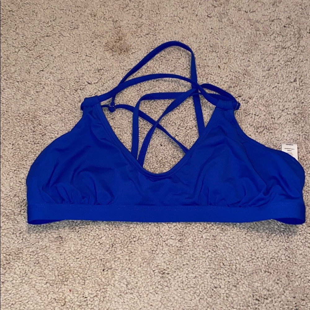 Blue Bikini top